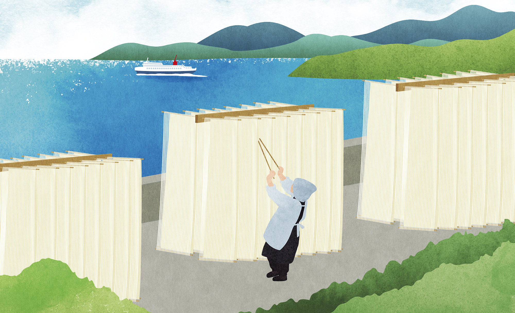 島の光あったかにゅうめん